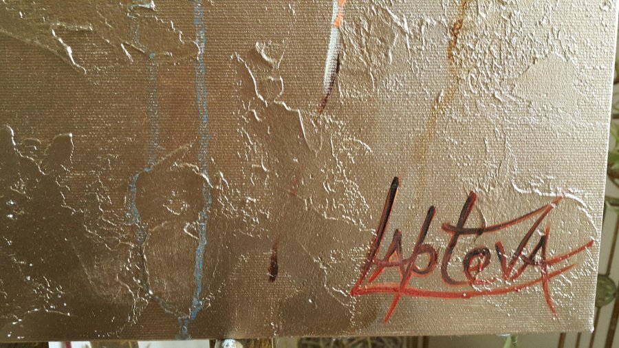 Additional view 7: Impressionism Portrait Painting Give me wings by painter Viktoria Lapteva oil canvas 