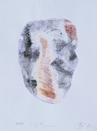 Graphique "Affronter", illustrateur Lochter Andreas technique mixte papier à la Jose Art Gallery