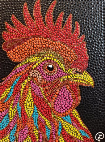 Majestic Roster 2. Expressionistische Hahnenkunst