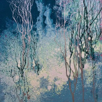 Painting "Light Among Shadows" by painter Andrii Kovalyk acrylic canvas at Jose Art Gallery