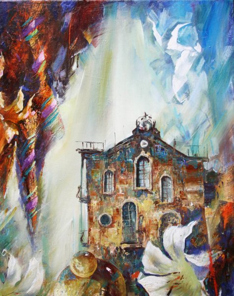 Dodatkowy obraz 3: Sztuki piękne Martwa natura Malarstwo "ŚWIAT BIAŁYCH LILII 2.", malarz Dobrodiy Alexandr olej płótno 