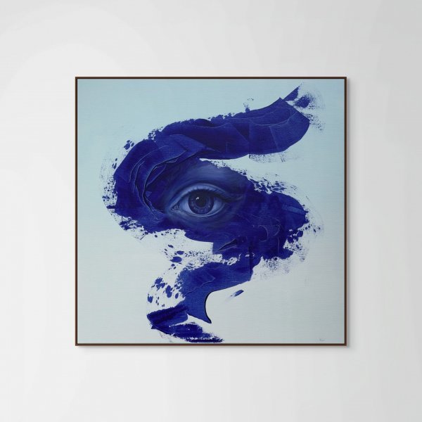 Zusätzliches Bild 8: Abstraktionismus Porträt Malerei "Ohne Worte", maler/-in Lina Kush Acryl Leinwand 