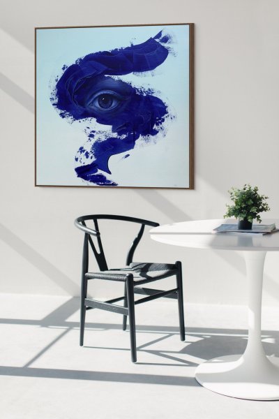 Zusätzliches Bild 9: Abstraktionismus Porträt Malerei "Ohne Worte", maler/-in Lina Kush Acryl Leinwand 