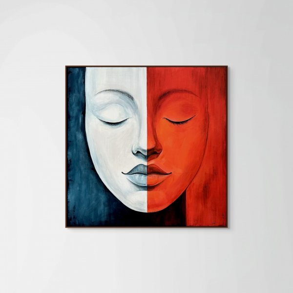 Zusätzliches Bild 4: Surrealismus Interieur Malerei "Gelassenheit und Leidenschaft", maler/-in Lina Kush Acryl Leinwand 