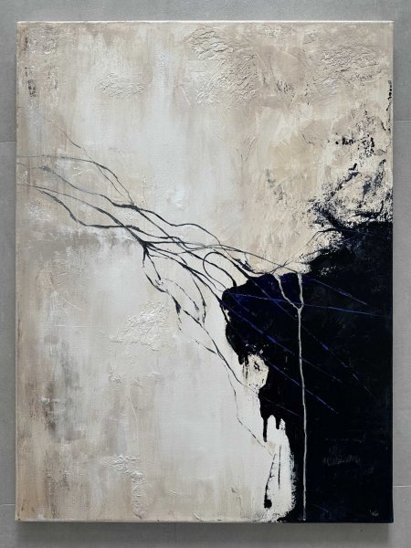 Zusätzliches Bild 2: Abstraktionismus Interieur Malerei "Das Unbekannte", maler/-in Lina Kush Acryl Leinwand 