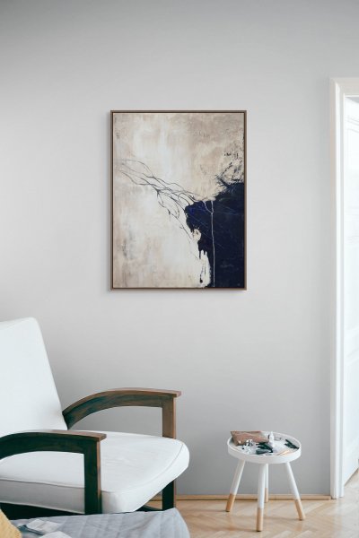 Zusätzliches Bild 7: Abstraktionismus Interieur Malerei "Das Unbekannte", maler/-in Lina Kush Acryl Leinwand 