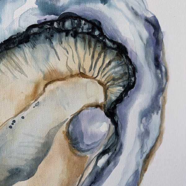 Zusätzliches Bild 2: Abstraktionismus Interieur Malerei "Austern", maler/-in Lina Kush Acryl Leinwand 