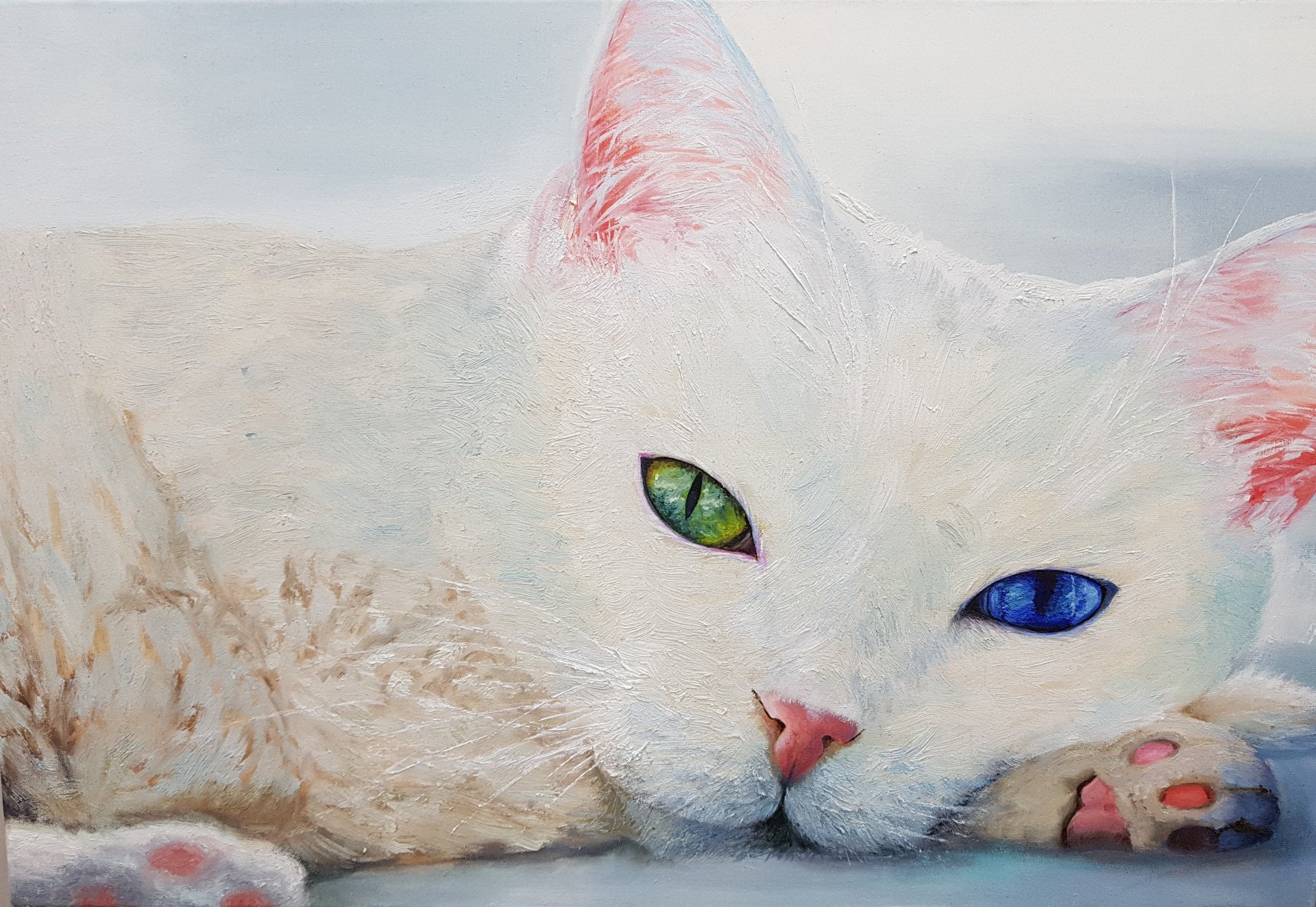 Pushina Painting by Oksana Omelchenko - Jose Art Gallery