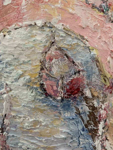 Additional view 5: Impressionism Cityscapes Painting Gondolier by painter Dora Kalinova oil canvas 