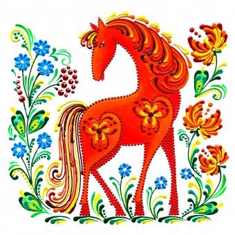 Живопись "Лошадь — символ 2026 года.", живописец YULIIA NOVIKOVA акрил холст в Jose Art Gallery