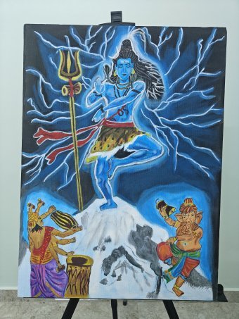 Живопис "Танець творення та сили у фігуративному мистецтві", живописець 𝐀𝐫𝐭𝐞𝐦𝐨𝐮𝐫𝐚🎨🖌️ акрил холст в Jose Art Gallery