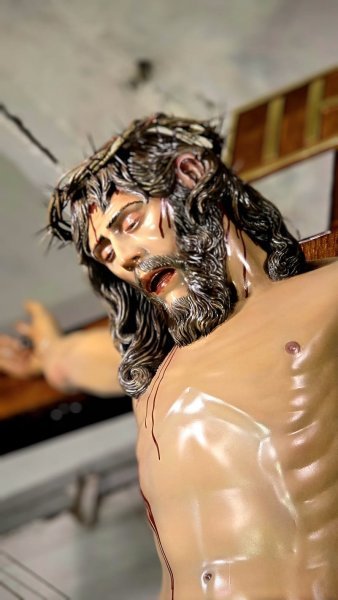 Imagem adicional 1: Barroco Escultura histórica Escultura "A Crucificação de Jesus Cristo", escultor Sergey Dobrovolskiy Madeira 