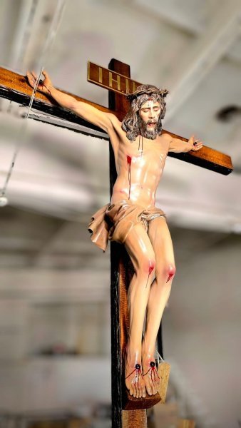 Imagem adicional 3: Barroco Escultura histórica Escultura "A Crucificação de Jesus Cristo", escultor Sergey Dobrovolskiy Madeira 