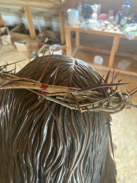 Imagem adicional 5: Barroco Escultura histórica Escultura "A Crucificação de Jesus Cristo", escultor Sergey Dobrovolskiy Madeira 