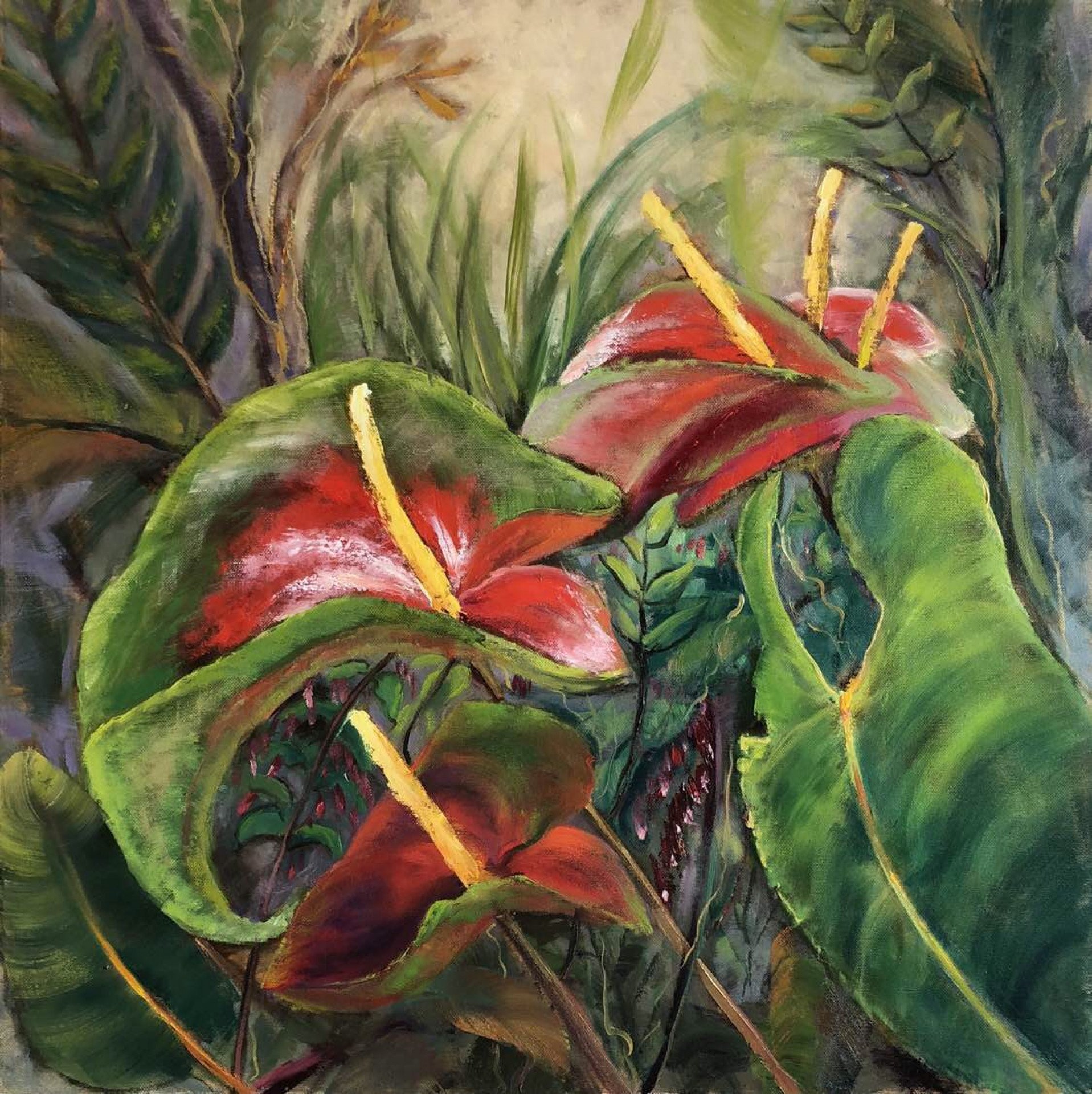 Anthurium Jungle: The Beauty of Painting