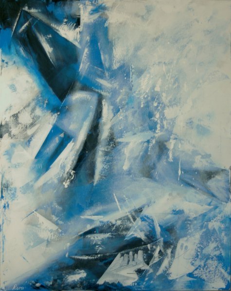 The Blue Way III. Cycle. Painting by Rumen Spasov