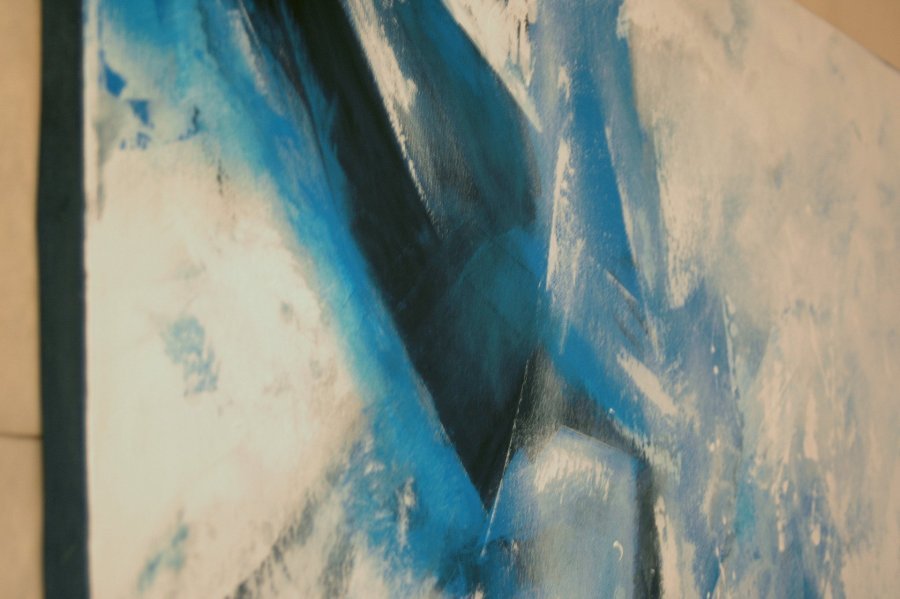 The Blue Way III. Cycle. Painting by Rumen Spasov