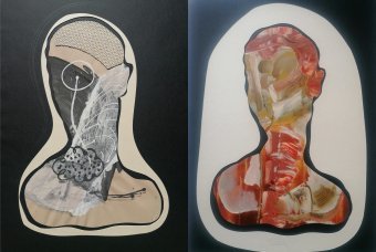 Pintura "S2H", pintor Stefano Mazzolini acrílico cartulina en Jose Art Gallery