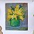 Mimosa Flower in Green Vase – – buy