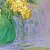 Mimosa Flower in Green Vase – – order