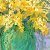 Mimosa Flower in Green Vase – – buy online