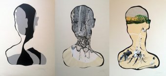 Pintura "S3D", pintor Stefano Mazzolini acrílico papel en Jose Art Gallery