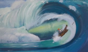 Malarstwo "Fala: Furia Natury", malarz Fa Ley akryl płótno w Jose Art Gallery