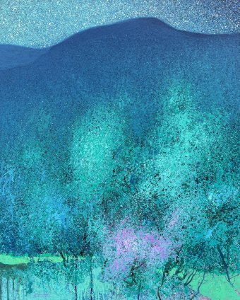 Painting "Secrets of Soul’s Garden #3" by painter Andrii Kovalyk acrylic canvas at Jose Art Gallery