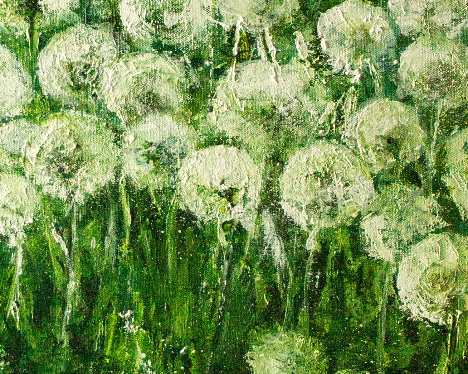 Dandelions - painting