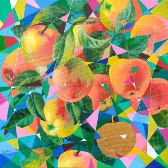 Pintura "Aroma de manzana", pintor Lana Korolievskaia óleo lienzo en Jose Art Gallery
