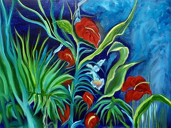 Tropical Anthurium
