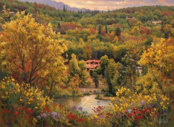 Fotografia "La casa nel bosco: armonia naturale", fotografo Orlando Sanchez Cabrera alla Jose Art Gallery