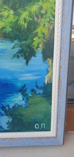 Dodatkowy obraz 3: Impresjonizm Pejzaż miejski Malarstwo "Odbicie przeszłości", malarz Oksana Potomkina olej płótno 