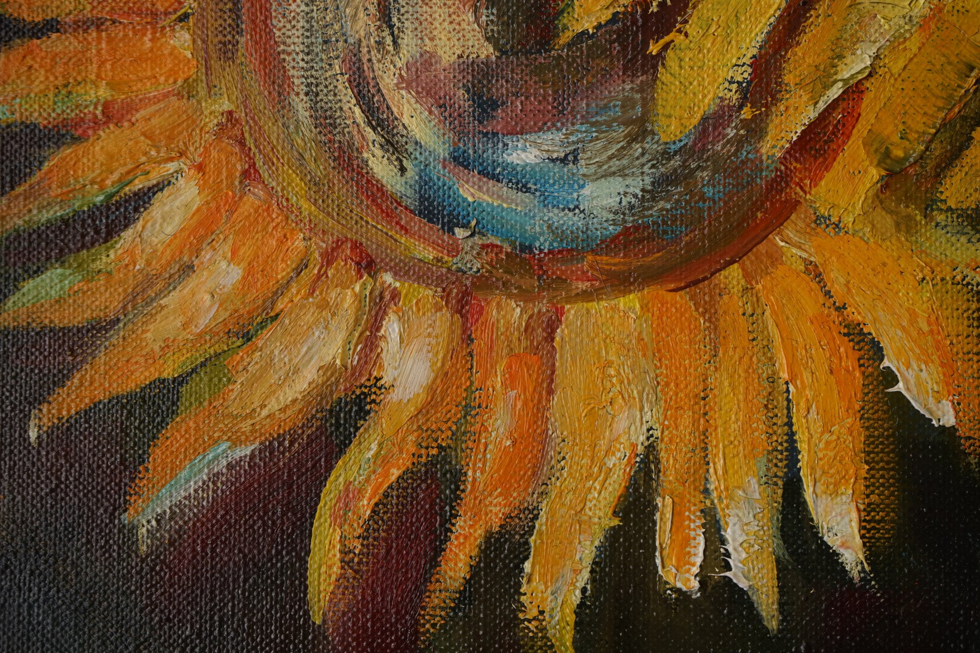 Sunflowers in bright sunshine - order