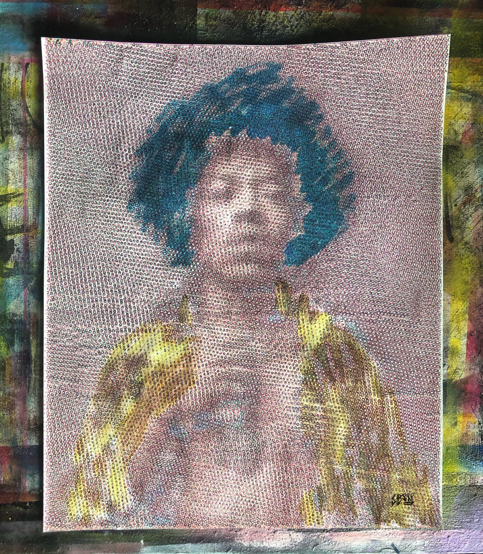 Abstract portrait: Hendrix - order