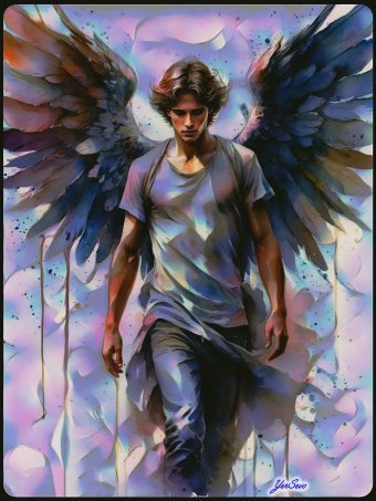 Digital Art "Véu de Luz" by digital artist YerSevo at Jose Art Gallery