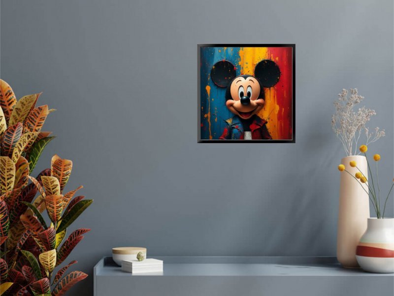Additional view 4: Painting Still-Life Digital Art Abstract Mickey Mouse Pop Art Inspired by digital artist Vesko Dasic 