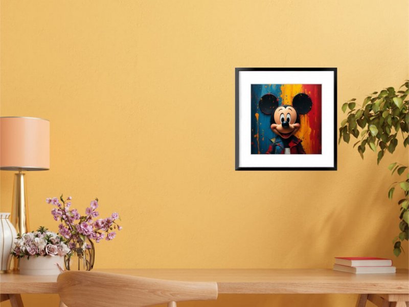 Additional view 5: Painting Still-Life Digital Art Abstract Mickey Mouse Pop Art Inspired by digital artist Vesko Dasic 