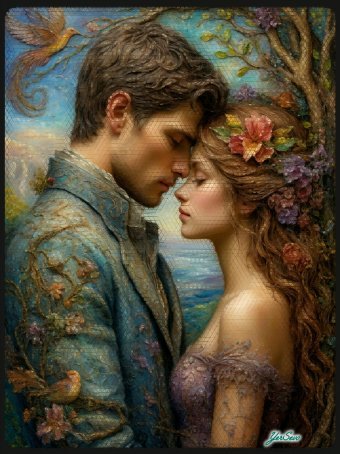 Цифрове мистецтво "Кохання як стан: щастя в кожному погляді", цифровий художник YerSevo в Jose Art Gallery