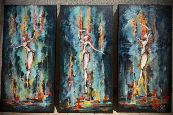 Живопис "Останній танець", живописець Алина Стасенко акрил холст в Jose Art Gallery