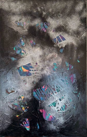 Painting "Галактика души" by painter Ольга Мележик acrylic canvas at Jose Art Gallery