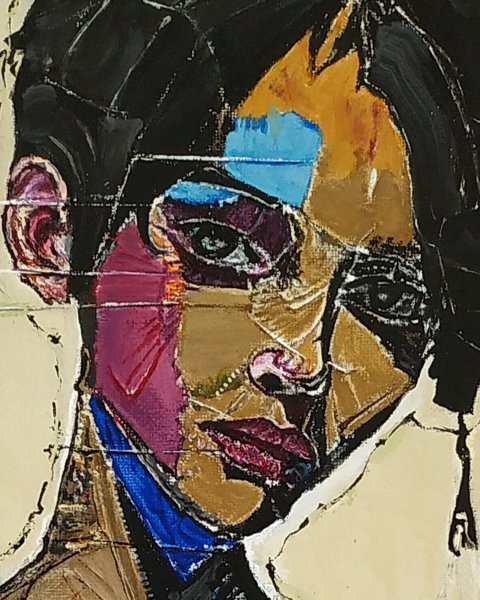 Dodatkowy obraz 2: Ekspresjonizm Portret Malarstwo "The Artist's Caprice", malarz Alexander Aksyonov akryl płótno 