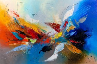 Pintura "Dança dos Elementos", pintor Liubov Kuptsova óleo tela de pintura na Jose Art Gallery