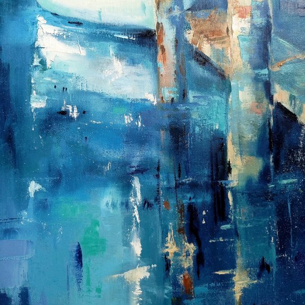 Immagine aggiuntiva 1: Impressionismo Paesaggio marino Pittura "Porto marittimo", pittore Yulianna Tulinova olio tela 