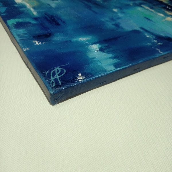 Immagine aggiuntiva 6: Impressionismo Paesaggio marino Pittura "Porto marittimo", pittore Yulianna Tulinova olio tela 