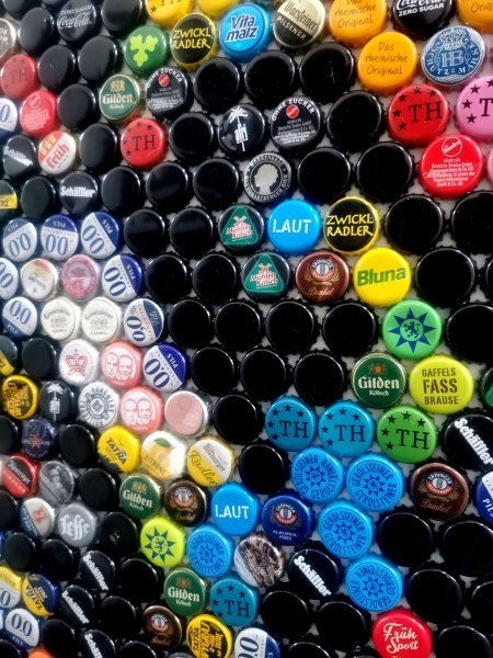 Imagen adicional 5: Abstracción Retrato Escultura "Bob Marley - Un amor", escultor Henning Leuschner Acero 