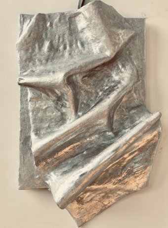 Escultura "Alegoria Abstrata: Veludo e Pedra", escultor Machnolga Técnica mista na Jose Art Gallery