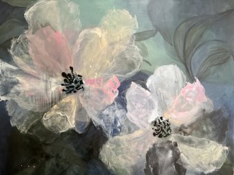 Painting "Bloom" by painter Sviatlana Lamaka acrylic canvas at Jose Art Gallery