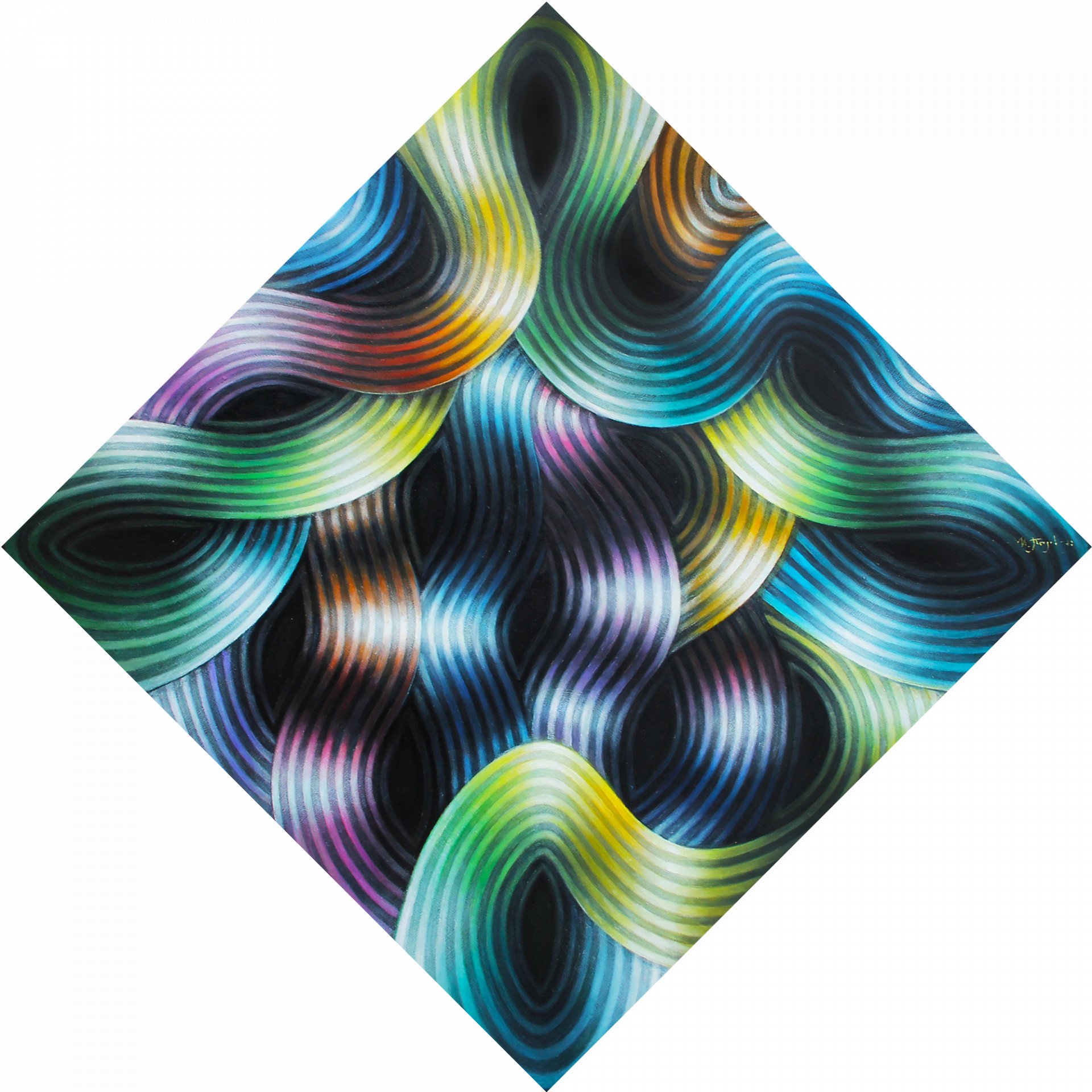 The game of beads (Diptych) - buy
