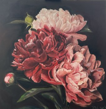 Живопись "Нежность Мгновений. Вдохновение Цветами", живописец Tatiana Oskina масло холст в Jose Art Gallery